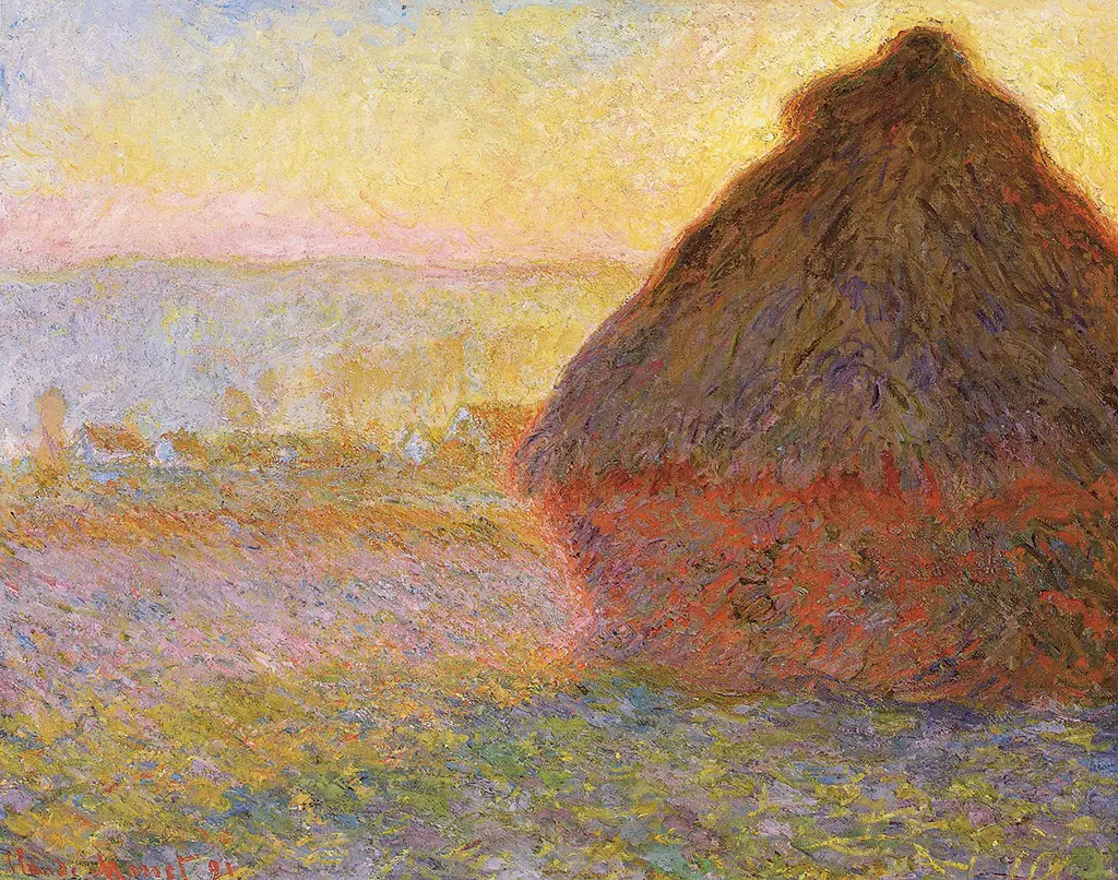 Grainstack (Sunset) 1890–91 in Detail Claude Monet